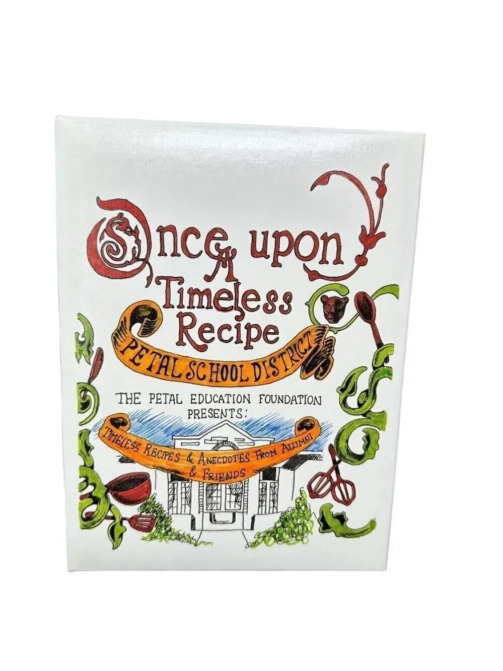 Once Upon A Timeless Recipe Cookbook Petal Education Foundation Ring Binder